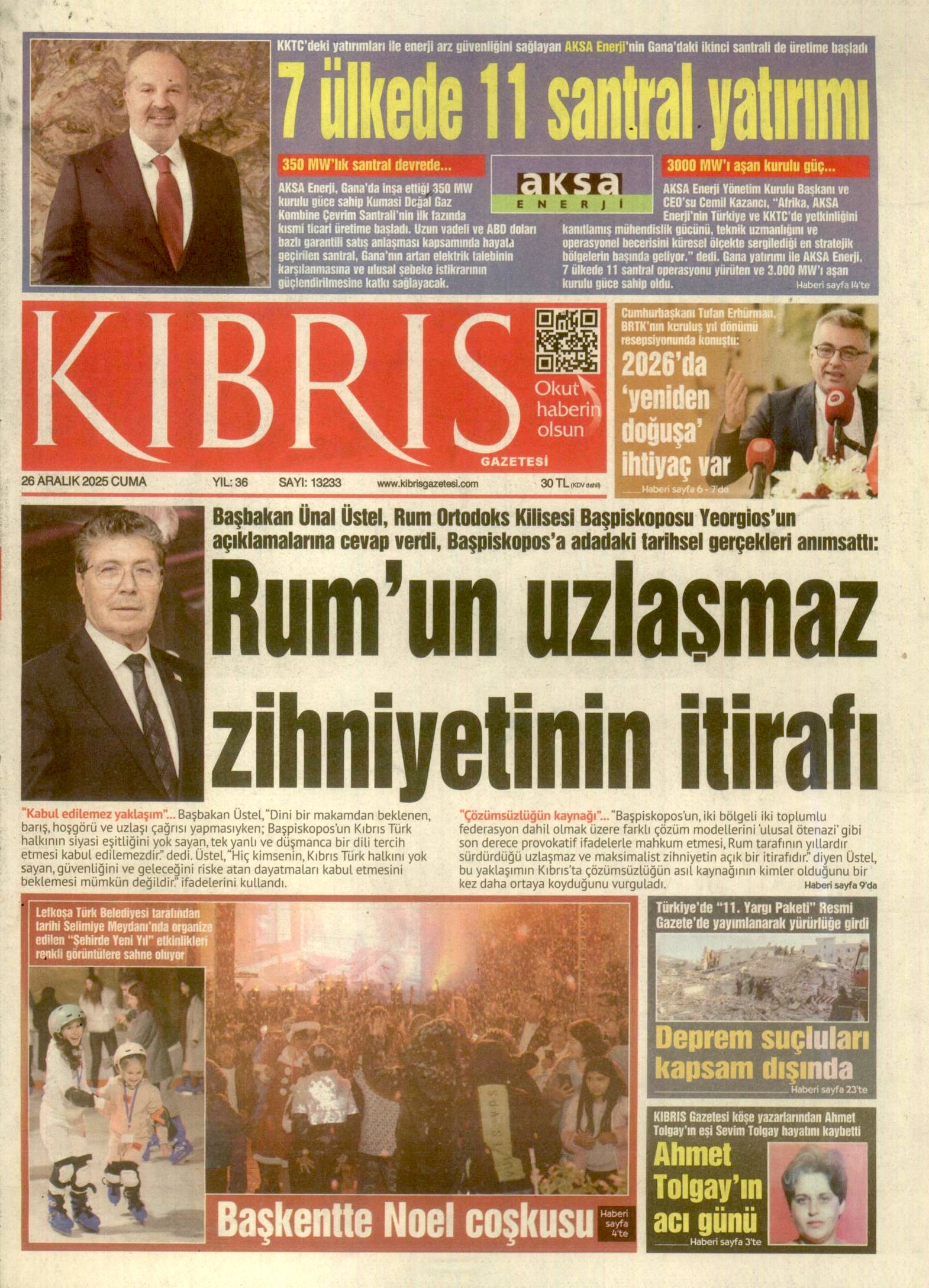 K I B R I S G A Z E T E S I 20251226