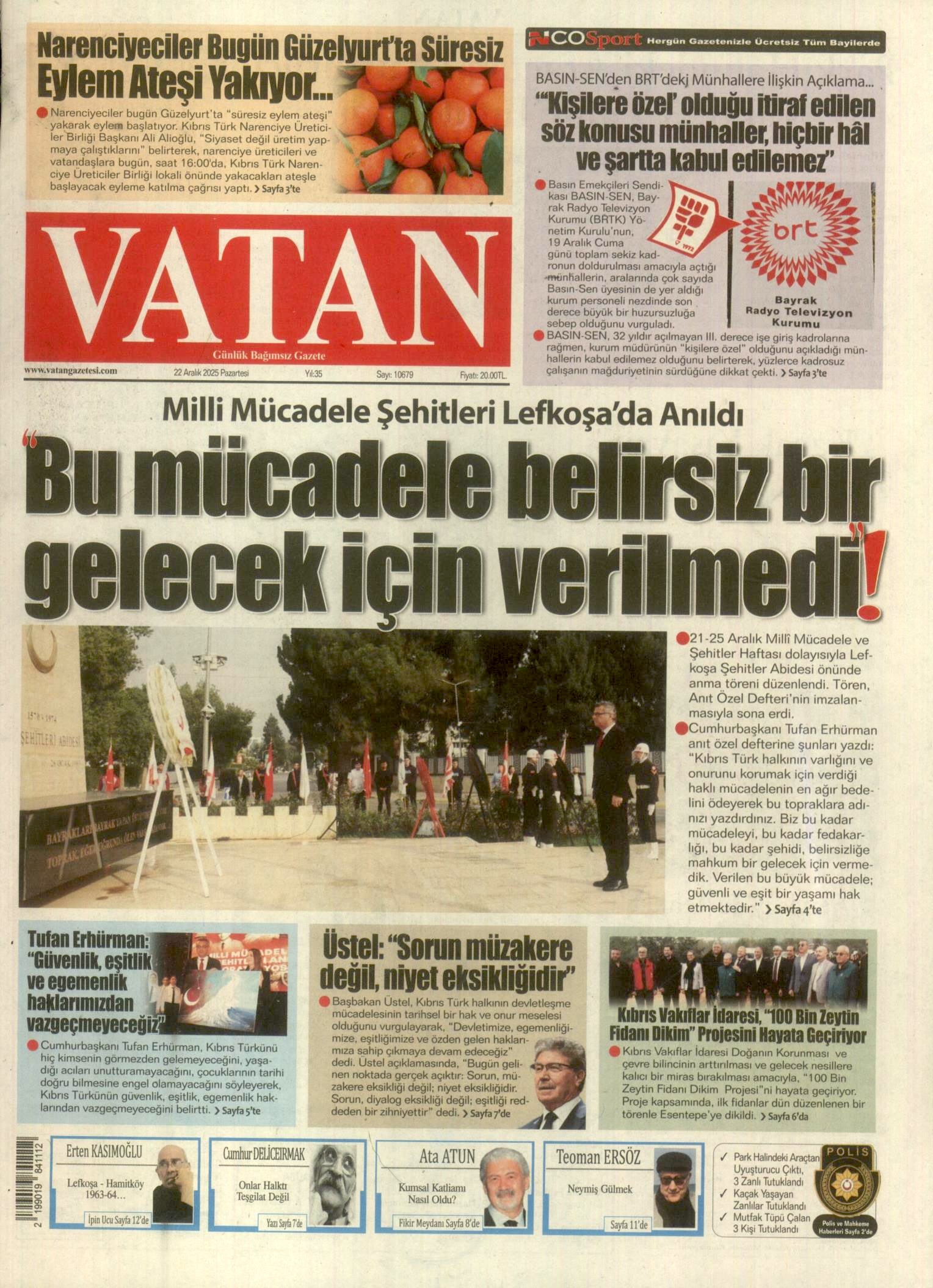 V A T A N K I B R I S 20251222