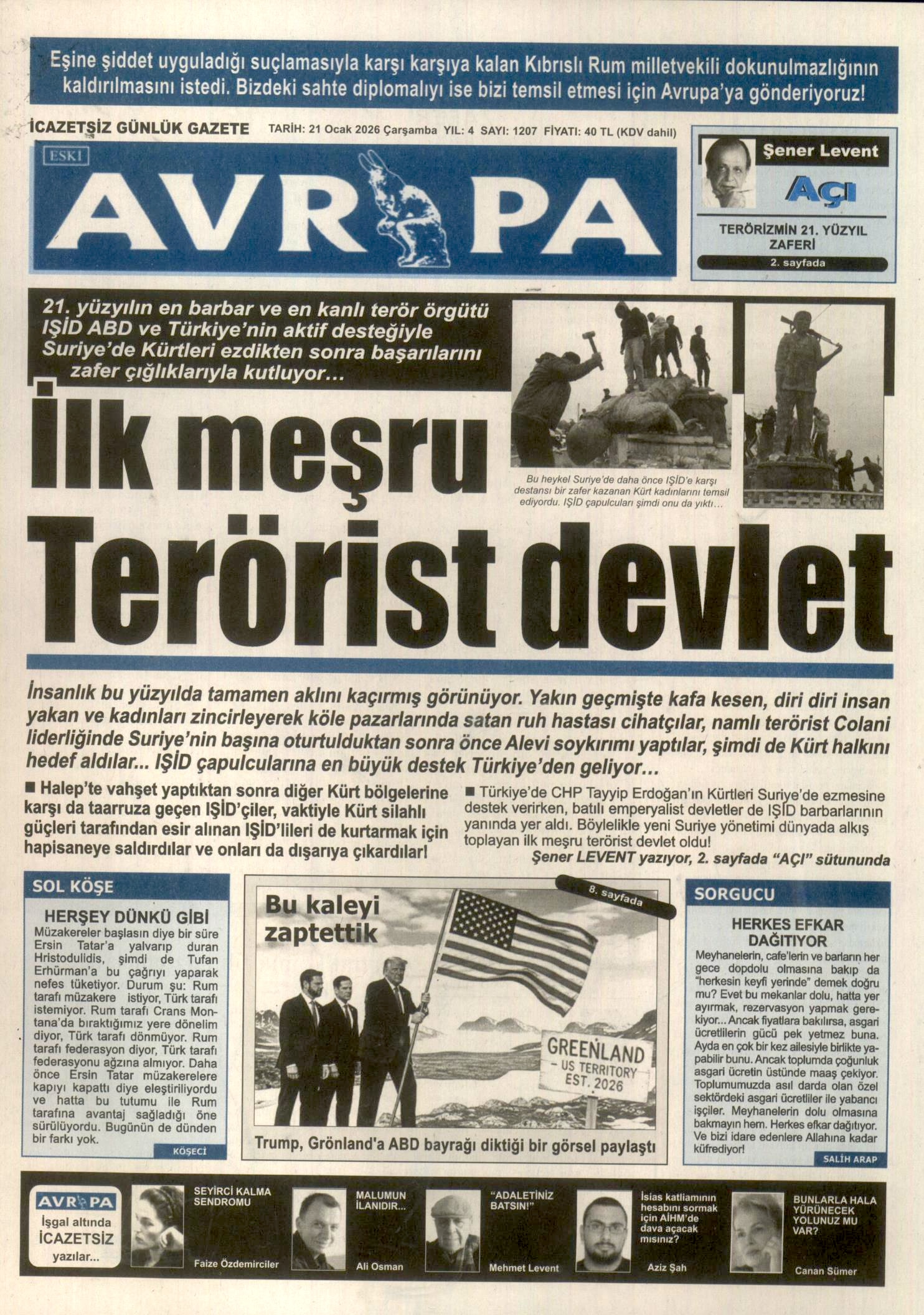 A V R U P A G A Z E T E S I 20260121