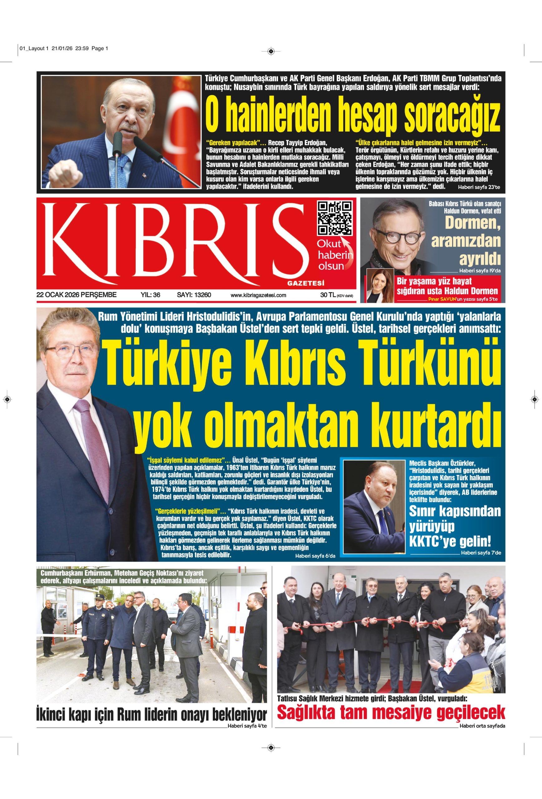 K I B R I S G A Z E T E S I 20260122 Scaled