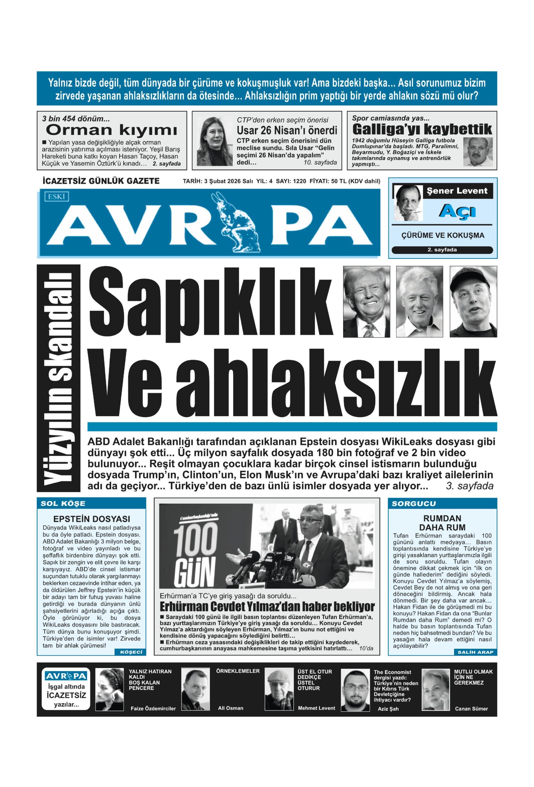 A V R U P A G A Z E T E S I 20260203 Scaled