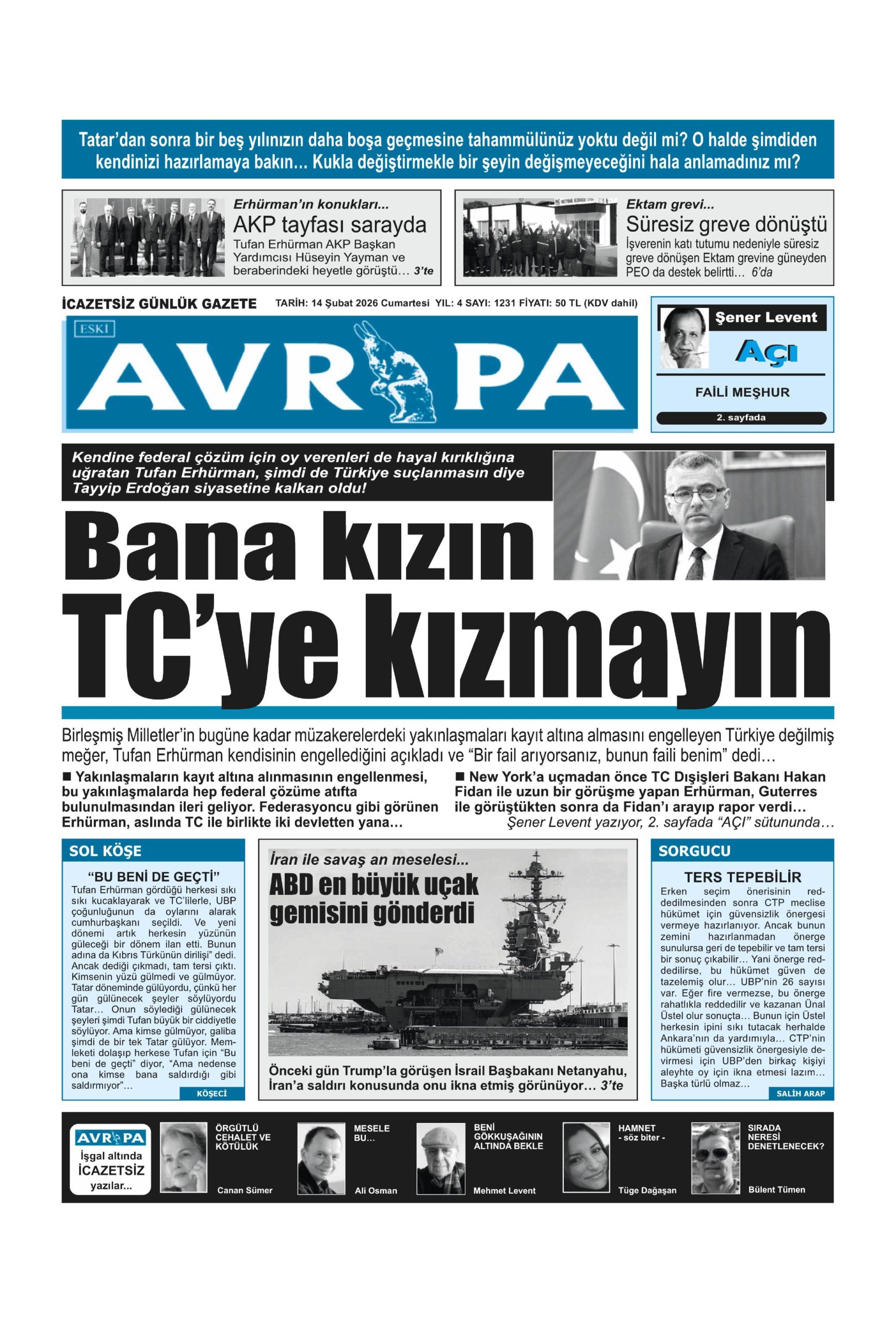 A V R U P A G A Z E T E S I 20260214 Scaled