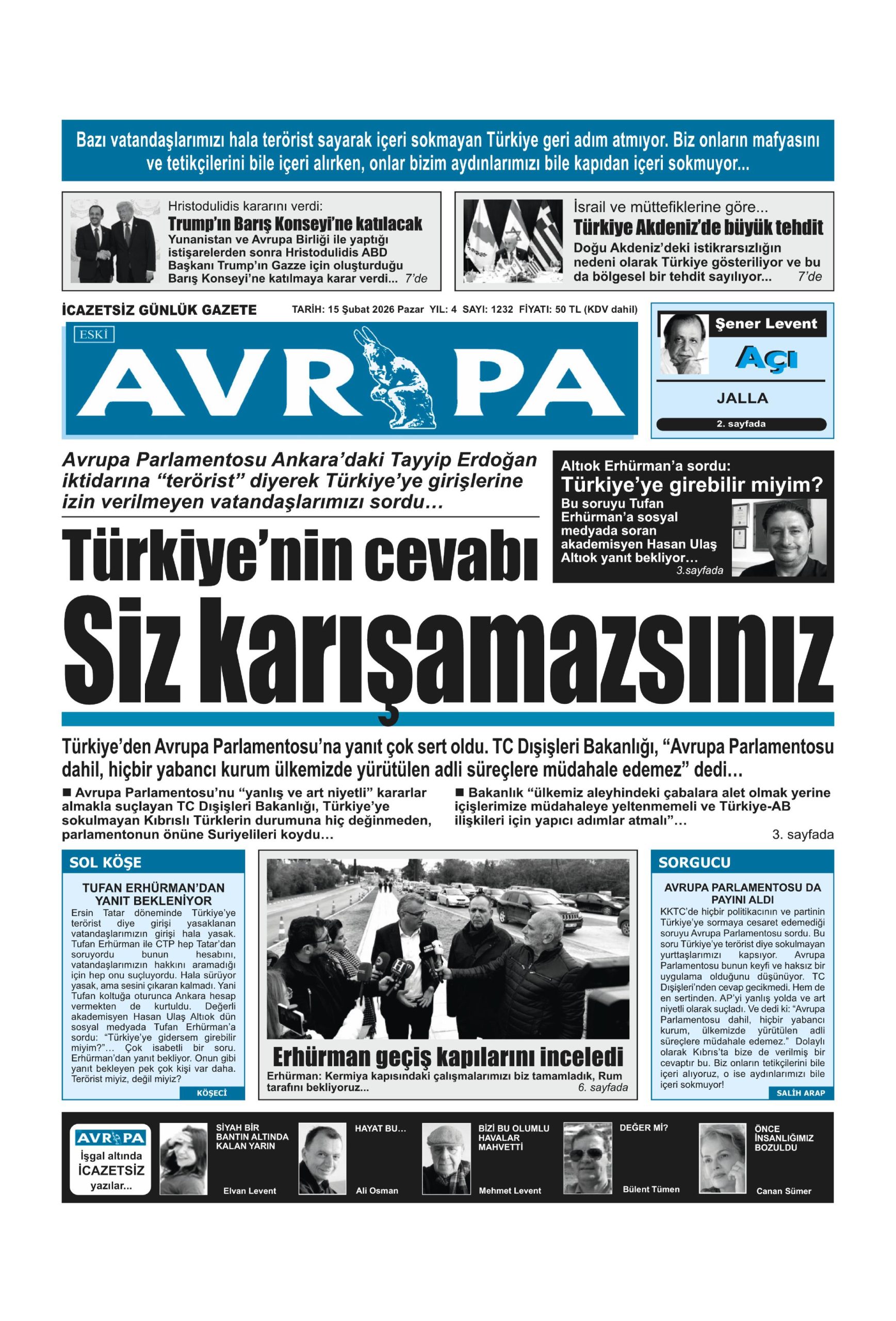 A V R U P A G A Z E T E S I 20260215 Scaled