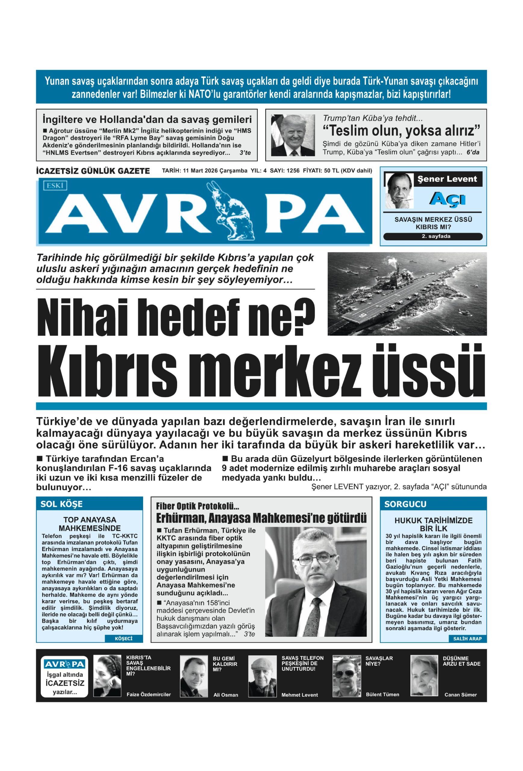 A V R U P A G A Z E T E S I 20260311 Scaled