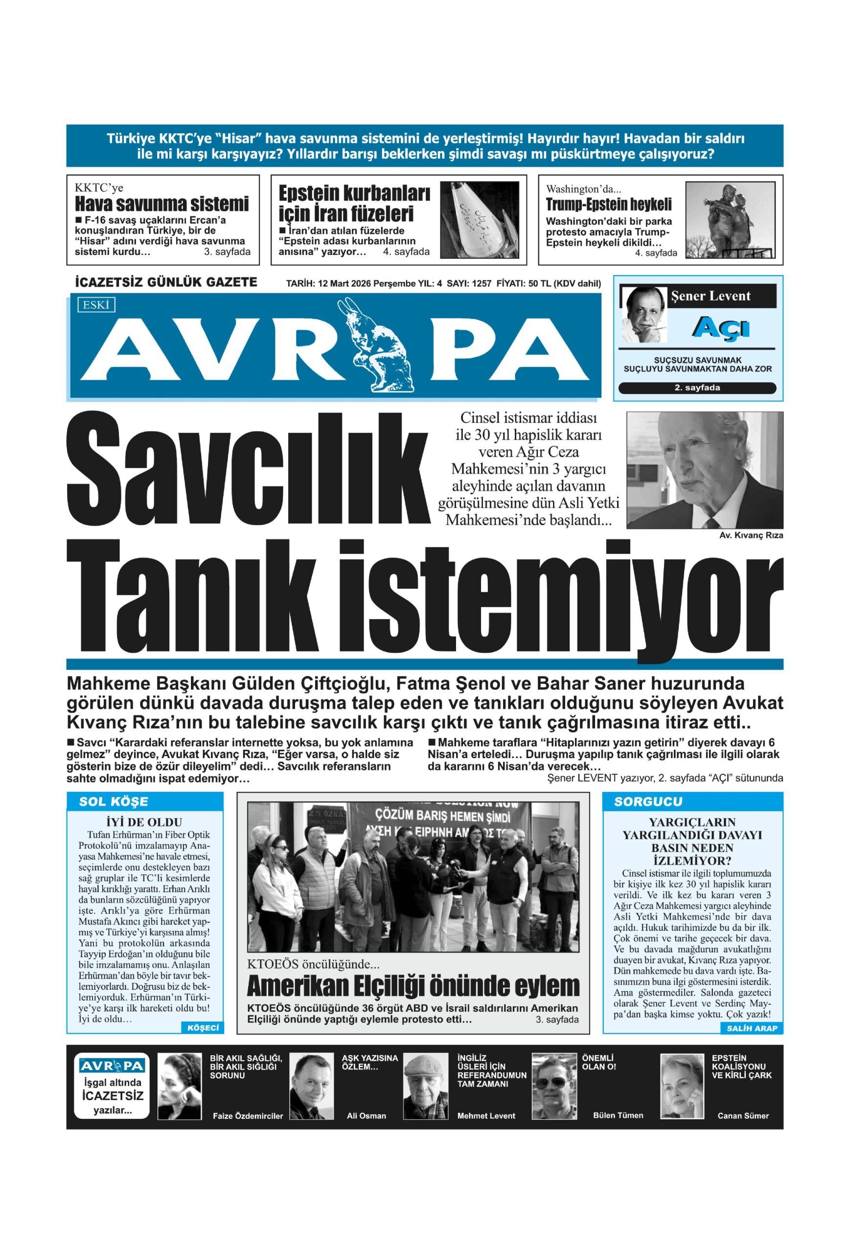 A V R U P A G A Z E T E S I 20260312 Scaled