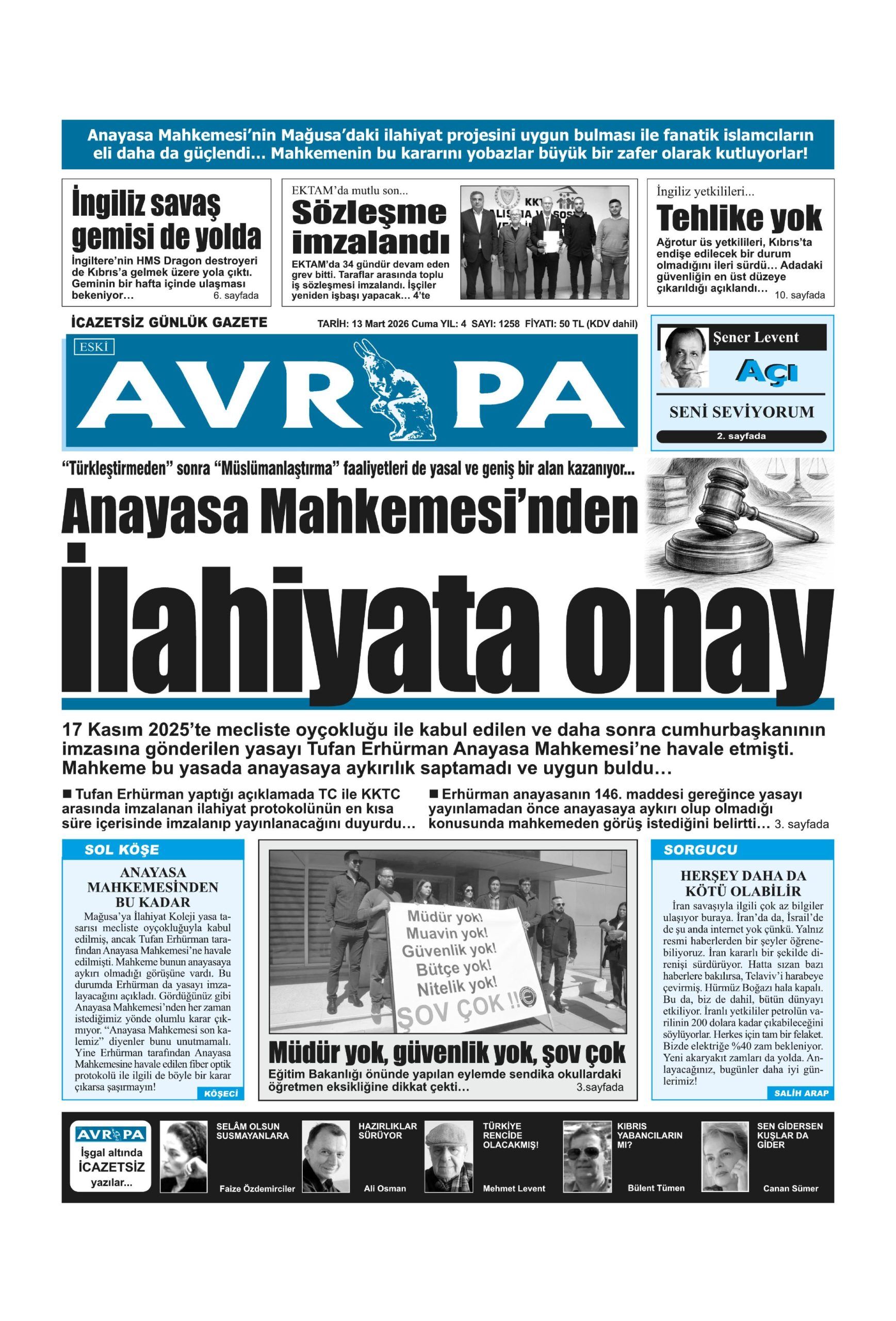 A V R U P A G A Z E T E S I 20260313 Scaled