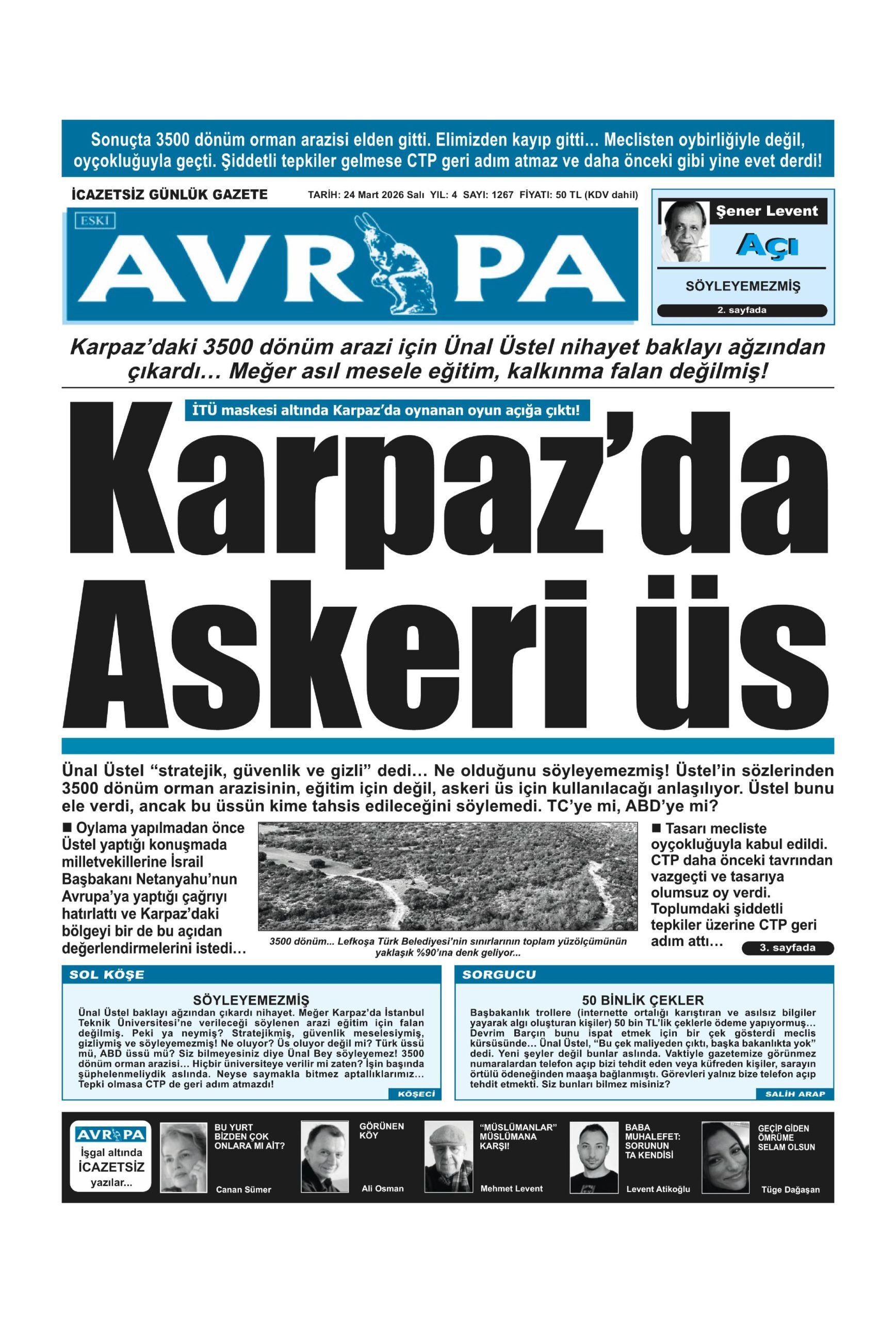 A V R U P A G A Z E T E S I 20260324 Scaled