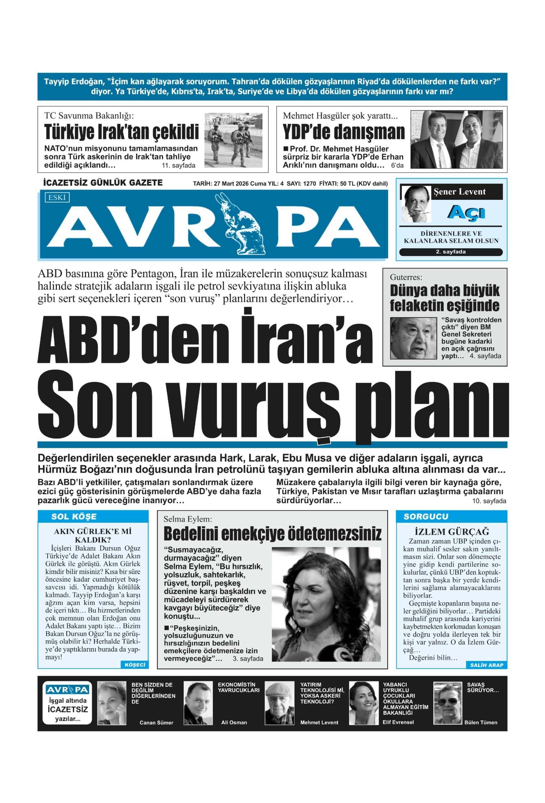 A V R U P A G A Z E T E S I 20260327 Scaled