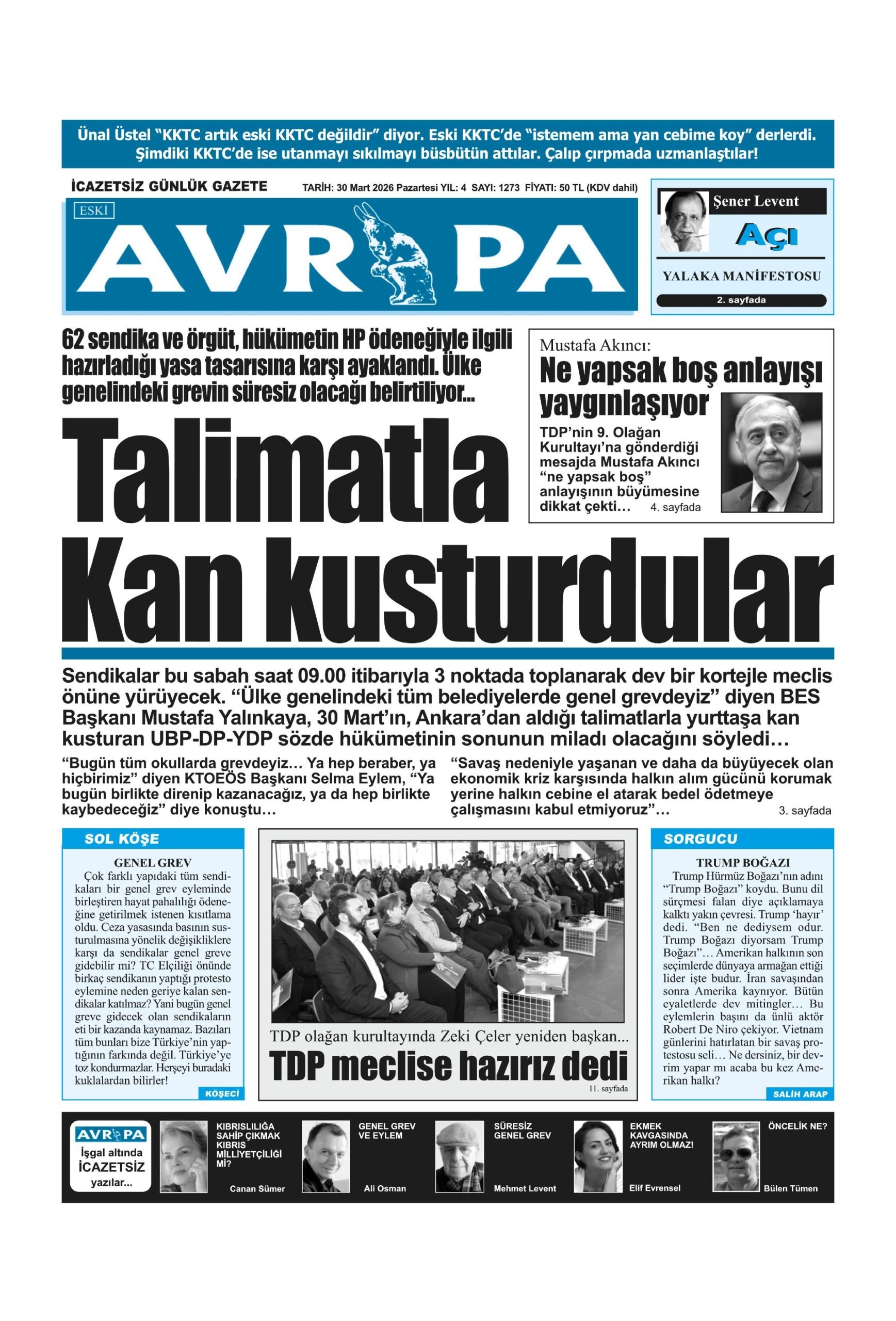 A V R U P A G A Z E T E S I 20260330 Scaled