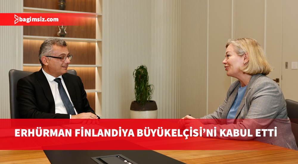 Erhürman, Finlandiya Büyükelçisi’ni kabul etti