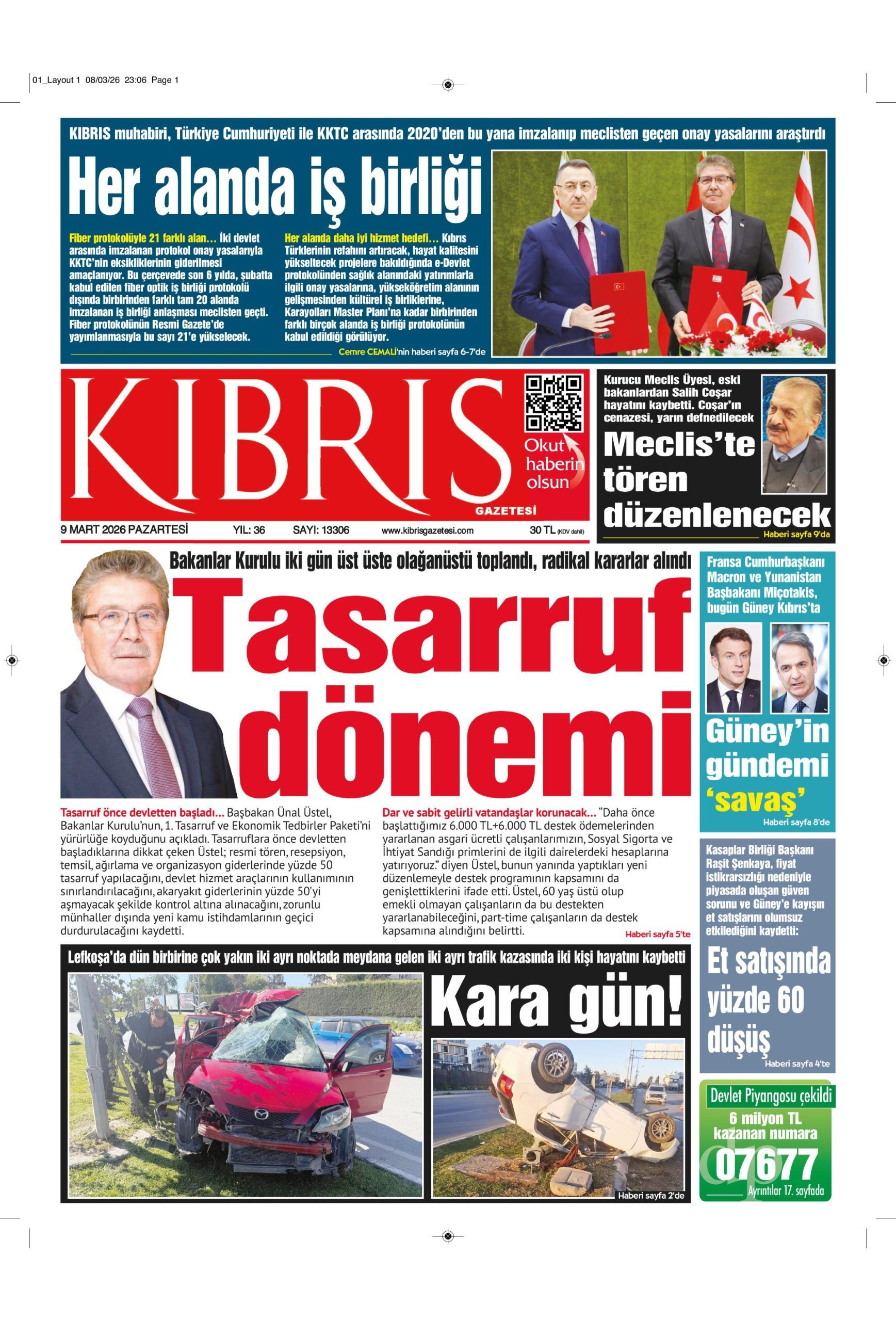 K I B R I S G A Z E T E S I 20260309 Scaled