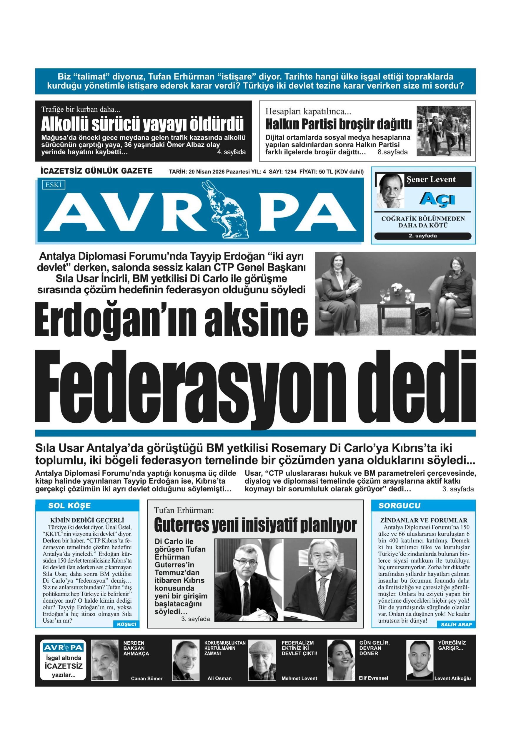 A V R U P A G A Z E T E S I 20260420 Scaled