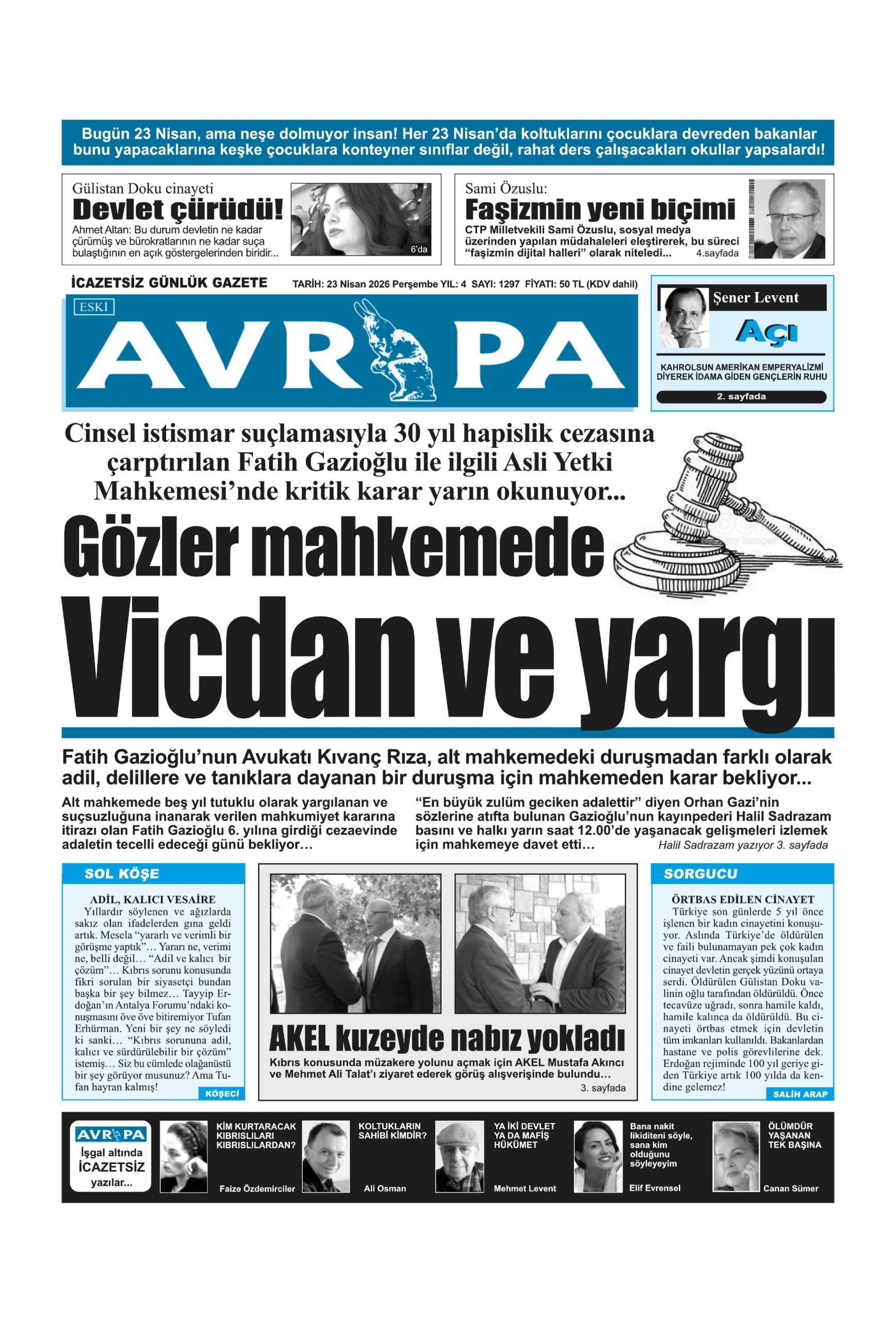 A V R U P A G A Z E T E S I 20260423 Scaled