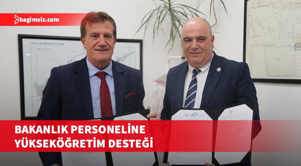 15 Kasım Kıbrıs Üniversitesinden Ulaştırma Bakanlığı personeline burs