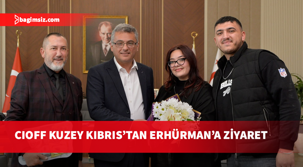 CIOFF Kuzey Kıbrıs, Cumhurbaşkanı Erhürman’ı ziyaret etti