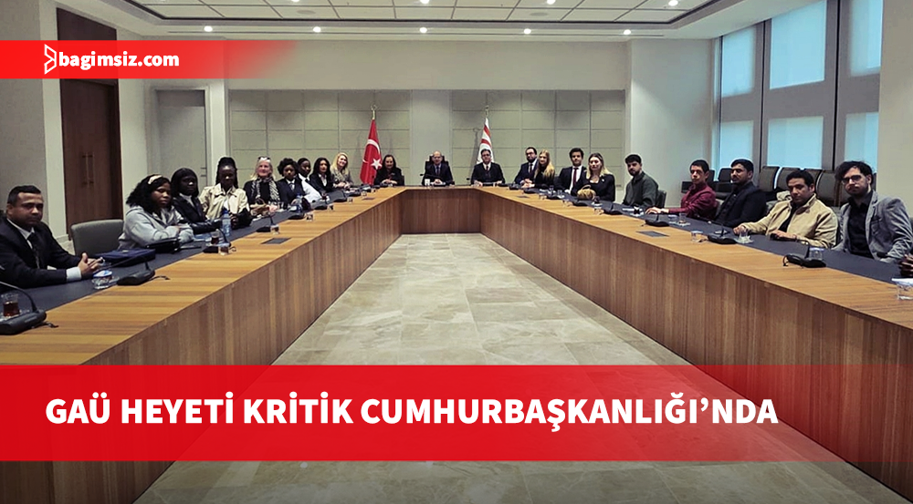 GAÜ heyeti, Cumhurbaşkanlığı Yerleşkesi’ni ziyaret etti