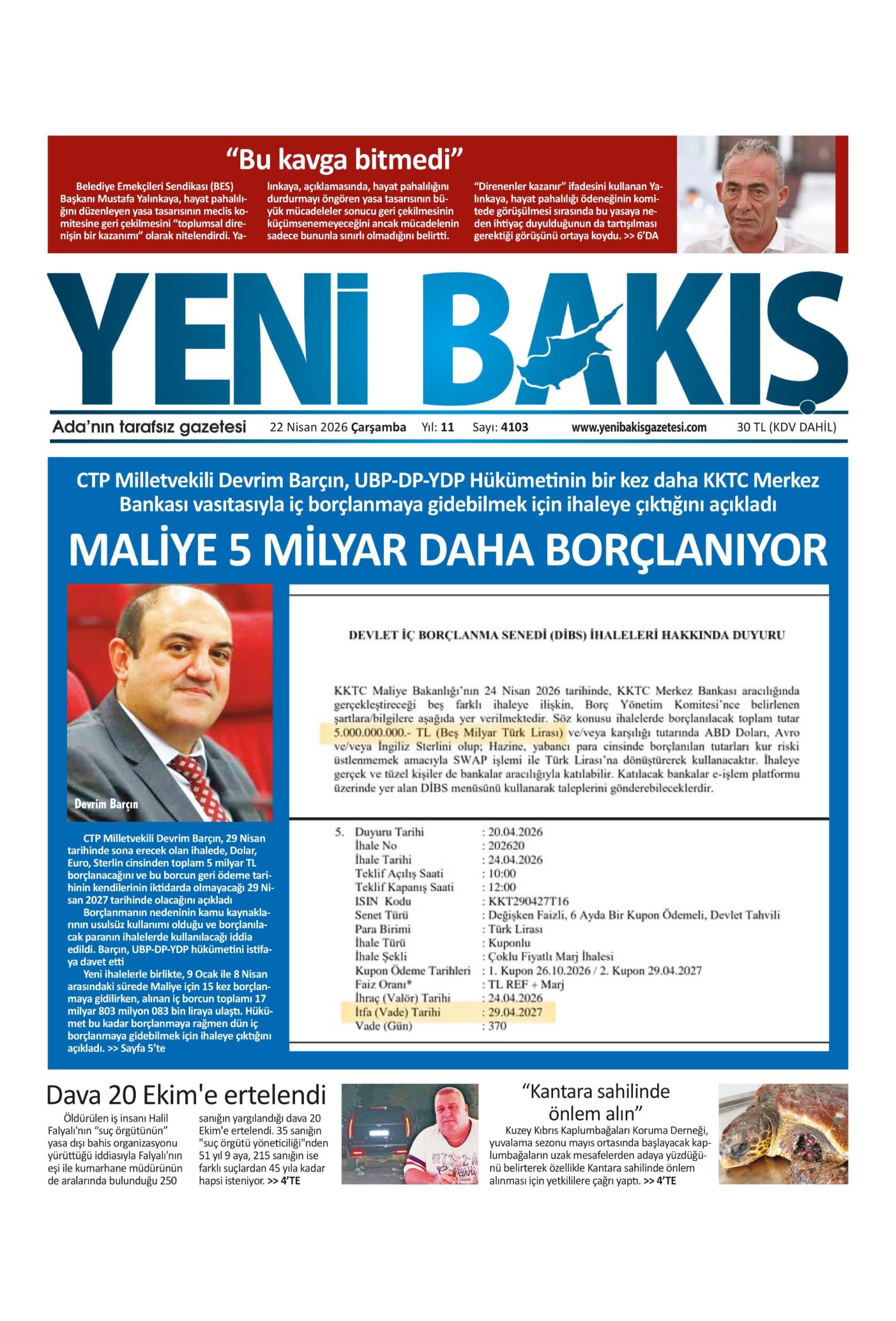 K I B R I S Y E N I B A K I S 20260422 Scaled