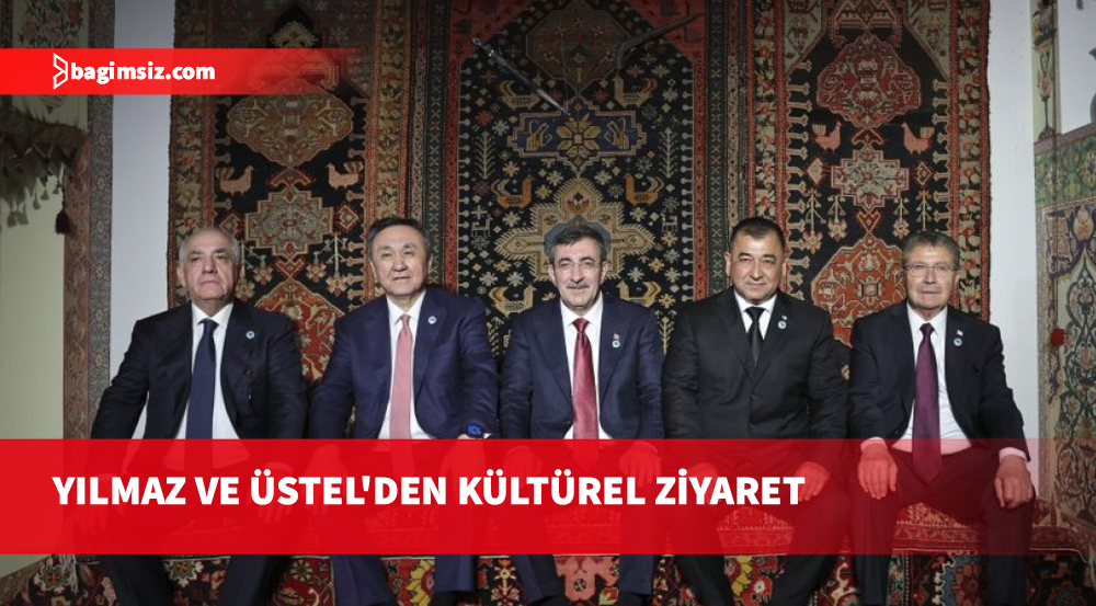 Cevdet Yılmaz ile Başbakan Üstel Azerbaycan Milli Halı Müzesi'ni ziyaret etti