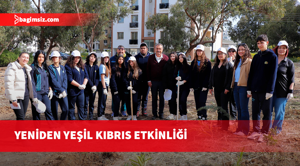 Gazimağusa ve Tuzla'da fidan dikildi