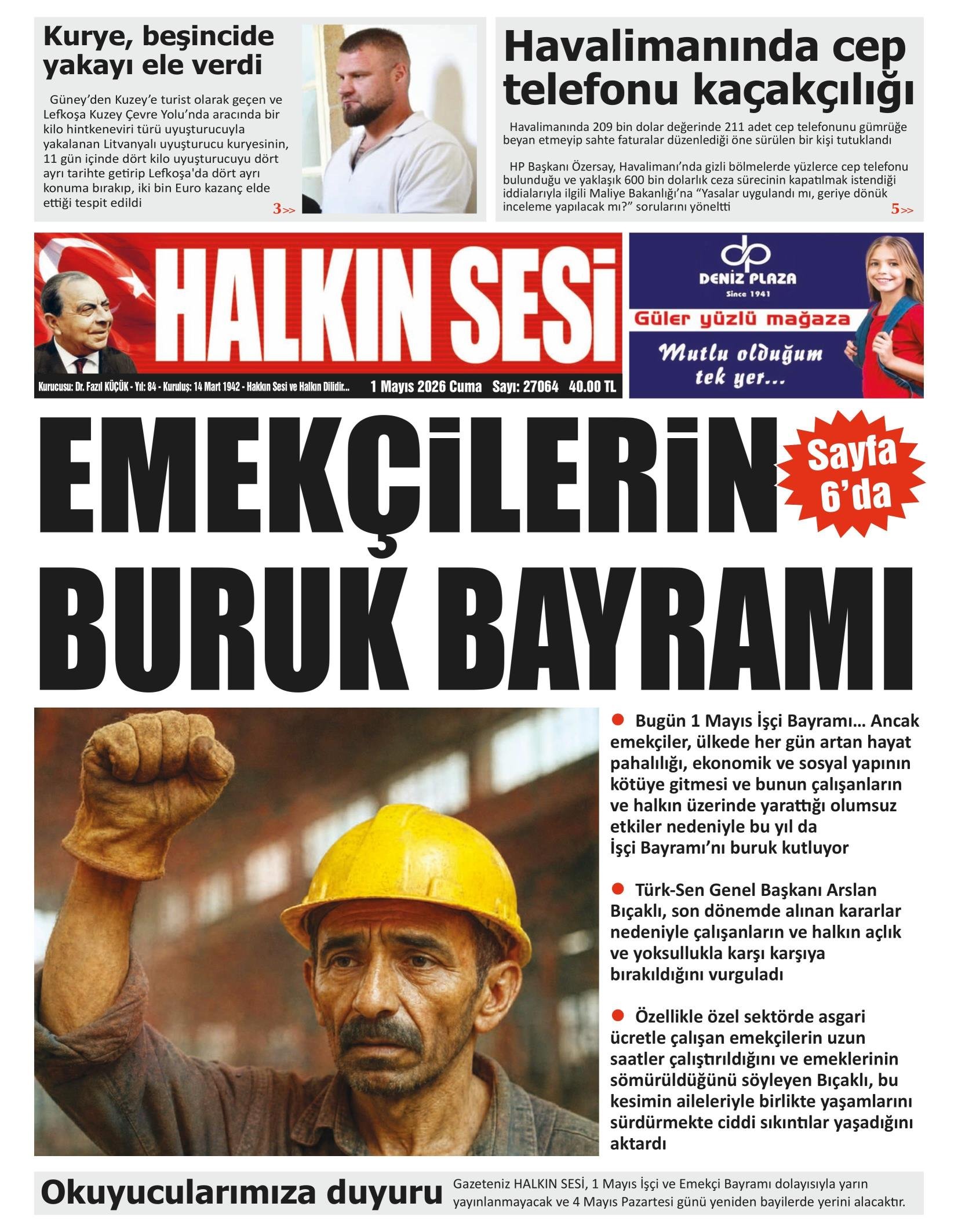 H A L K I N S E S I 20260501