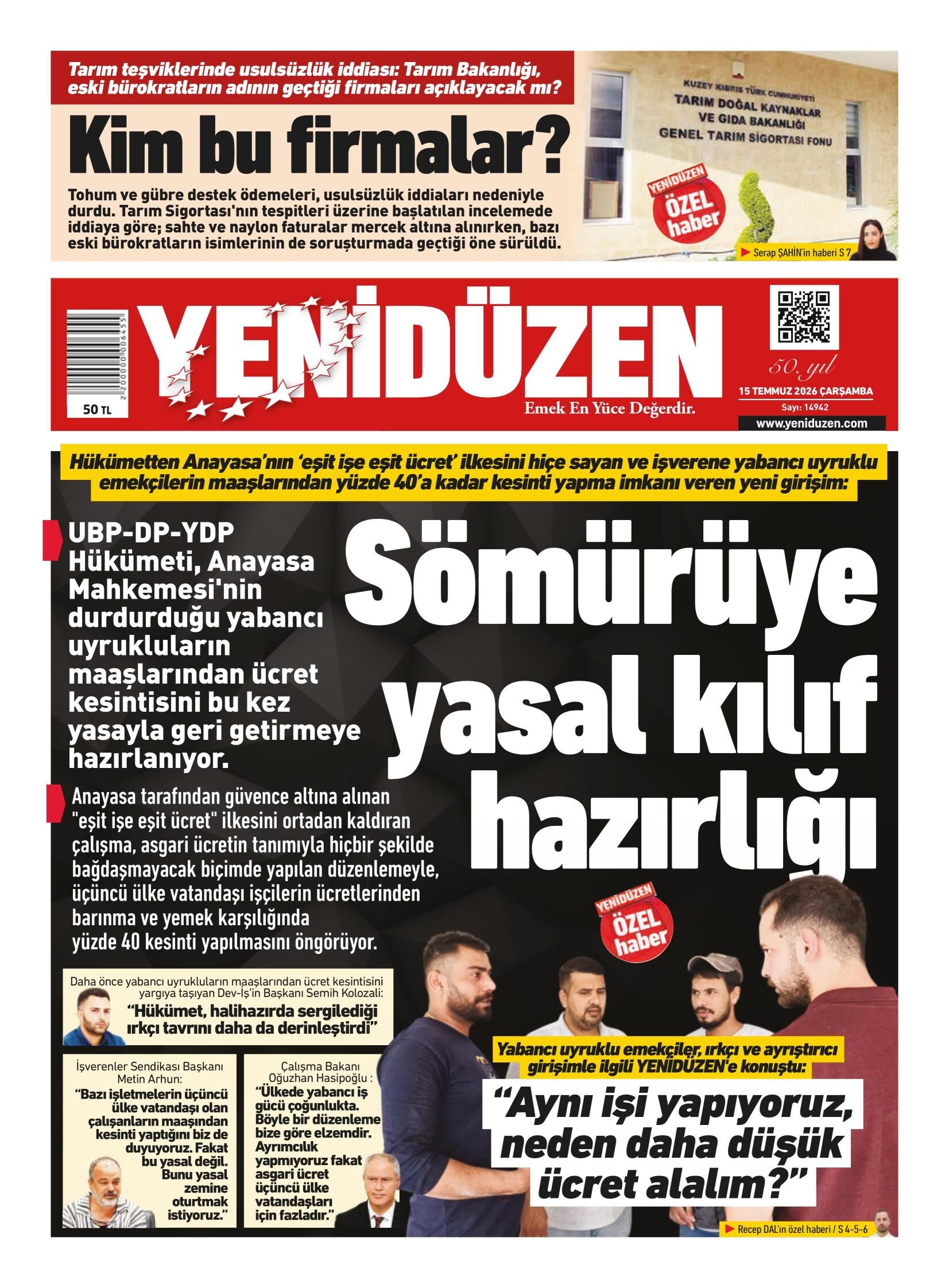 K I B R I S Y E N I D U Z E N 20260715