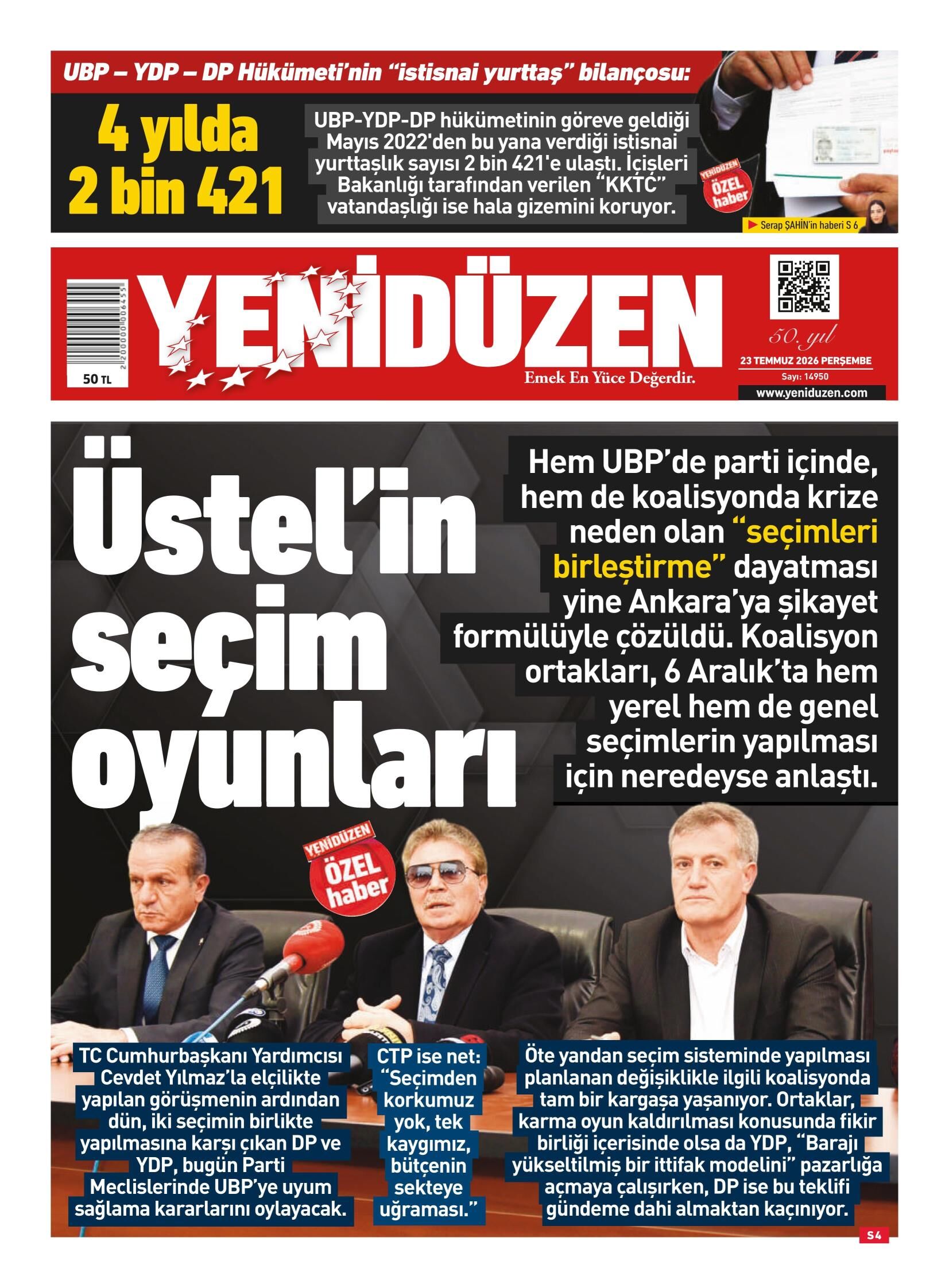 K I B R I S Y E N I D U Z E N 20260723