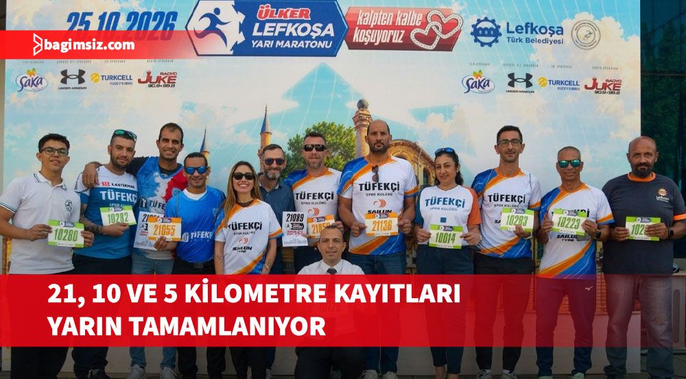 25 Ekim'de Ülker Lefkoşa Yarı Maratonu’nda yine binlerce kişi kalpten kalbe koşuyor