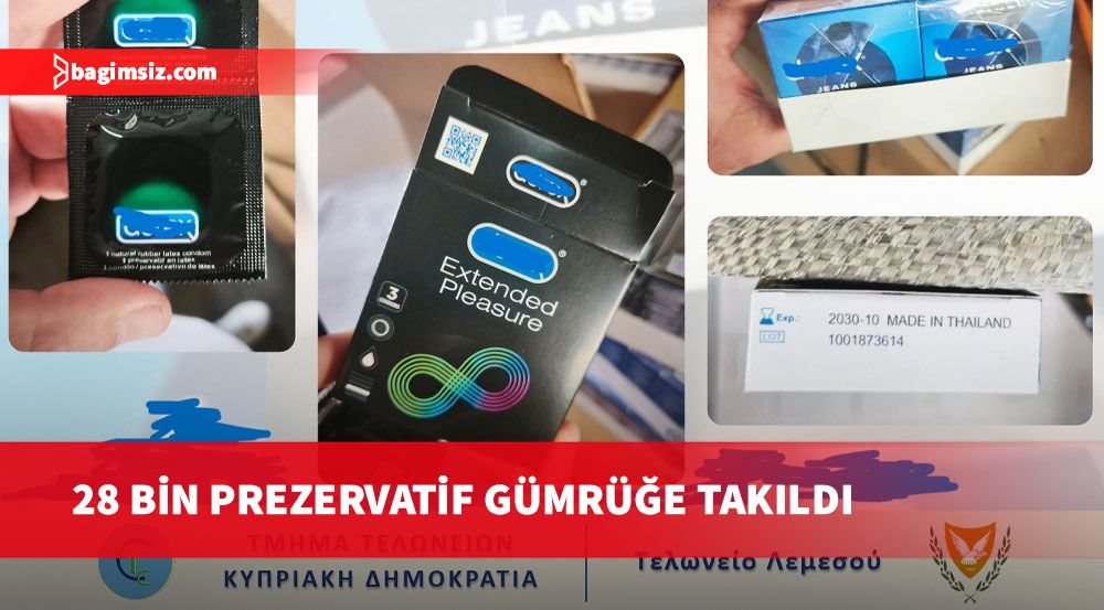 Güney Kıbrıs’ta 28 bin sahte prezervatif şüphesi