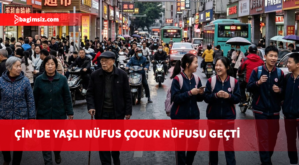Çin'de 65 yaş ve üstü nüfus ilk kez 14 yaş ve altı çocuk nüfusunu geçti