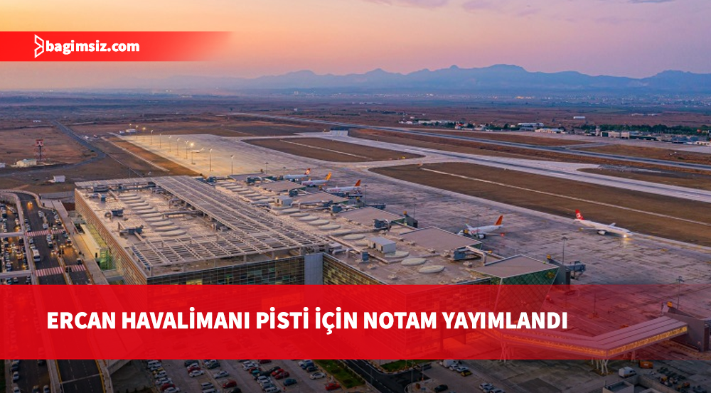 Ercan Havalimanı’nda RWY 11R/29L pistinde lastik izi temizleme çalışması yapılacak