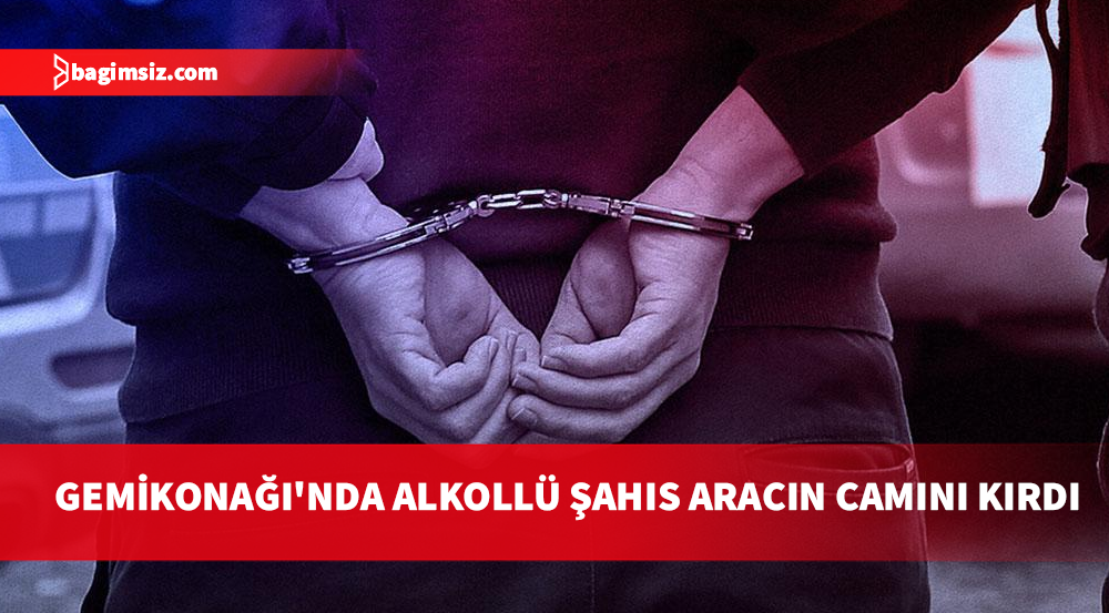 Gemikonağı’nda araç camını kıran alkollü şahıs tutuklandı