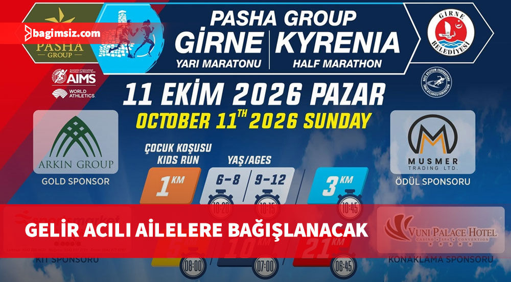 Girne Yarı Maratonu pazar günü yapılacak