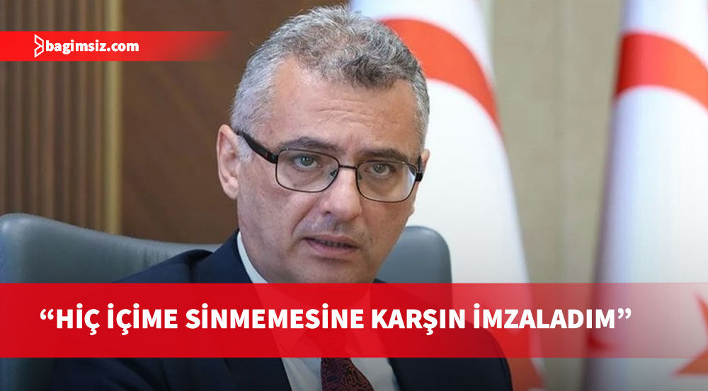 Erhürman: Hiç içime sinmemesine karşın imzaladım
