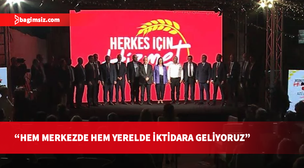 İncirli: 6 Aralık’ta hem yerel yönetimlerde hem de hükümette iktidara geleceğiz