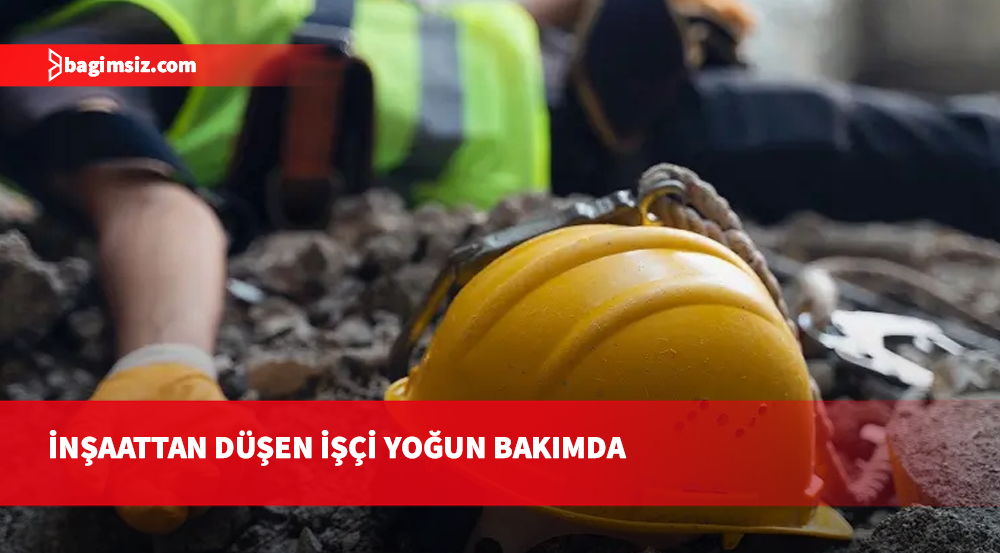 Gönyeli'de iş kazası: 2 metreden zemine düşen inşaat işçisi beyin kanaması geçirdi