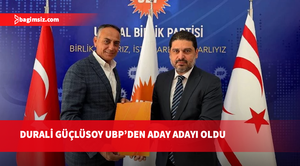 Durali Güçlüsoy UBP’den Gazimağusa milletvekili aday adaylığını açıkladı