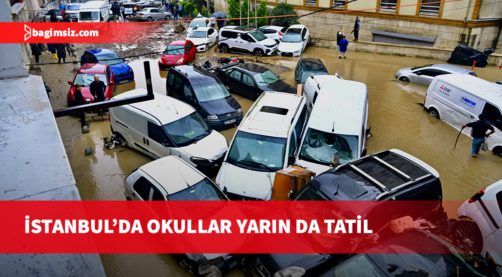 İstanbul’da sağanak felaketi: Mahsur kalanlar kurtarıldı, okullar yarında tatil edildi