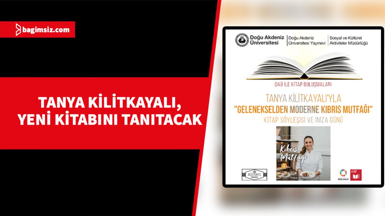 Kitap cumartesi günü saat 12.00’de Lefkoşa Rüstem Kitabevi’nde yapılacak etkinlikte tanıtılacak