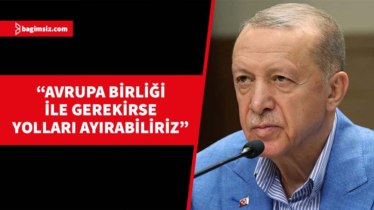 Erdoğan: Avrupa Birliği, Türkiye'den kopmanın gayreti içerisinde