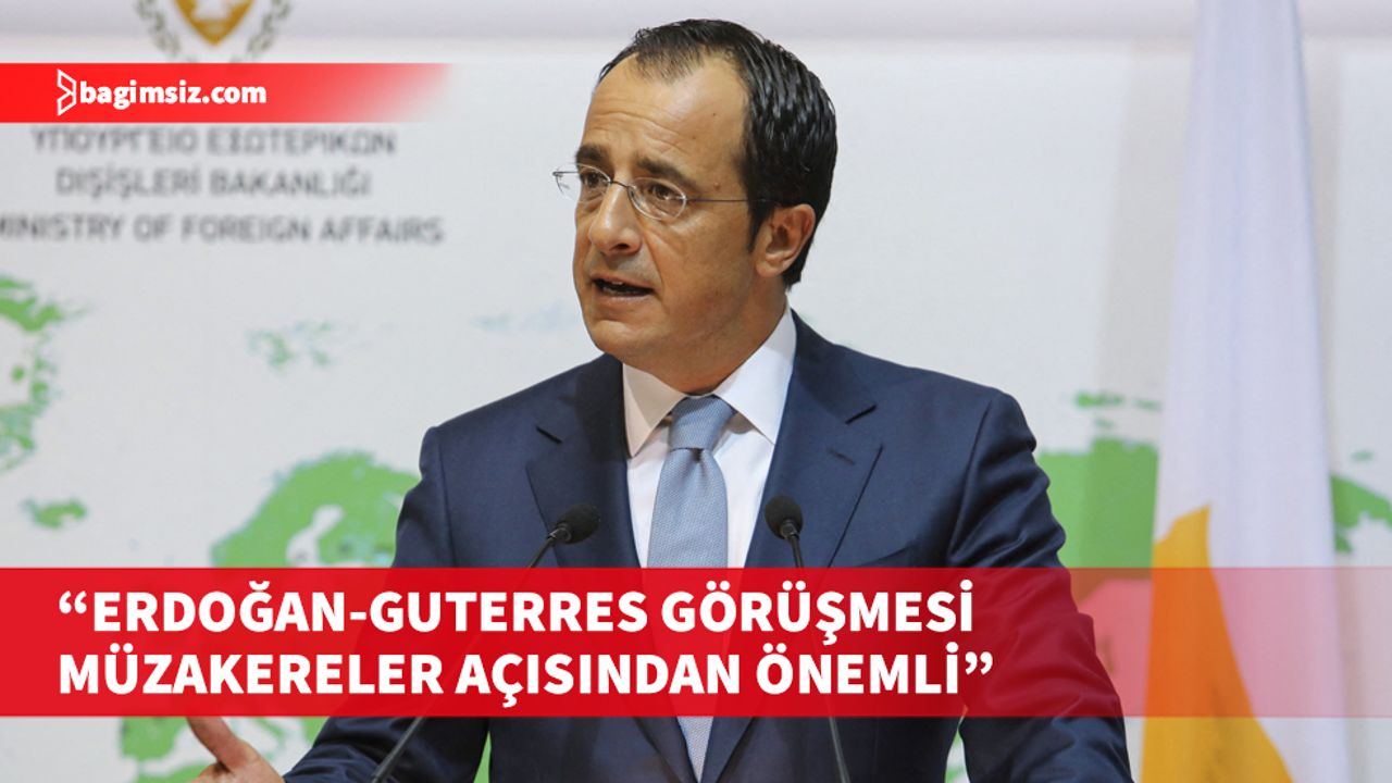 Hristodulidis New York’ta basın açıklaması yaptı, Erdoğan-Guterres görüşmesinin önemine dikkat çekti