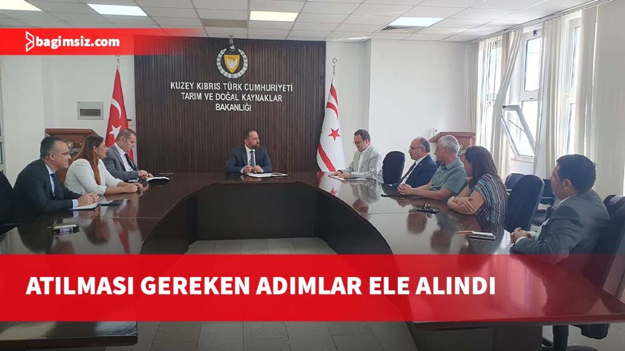 Tarım ve Doğal Kaynaklar Bakanı Çavuş, Kıbrıs Türk Ticaret Odası heyetini kabul etti