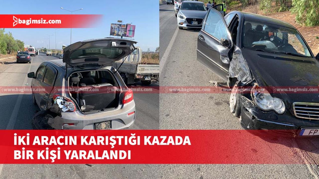 Girne - Lefkoşa Anayolunda trafik kazası meydana geldi