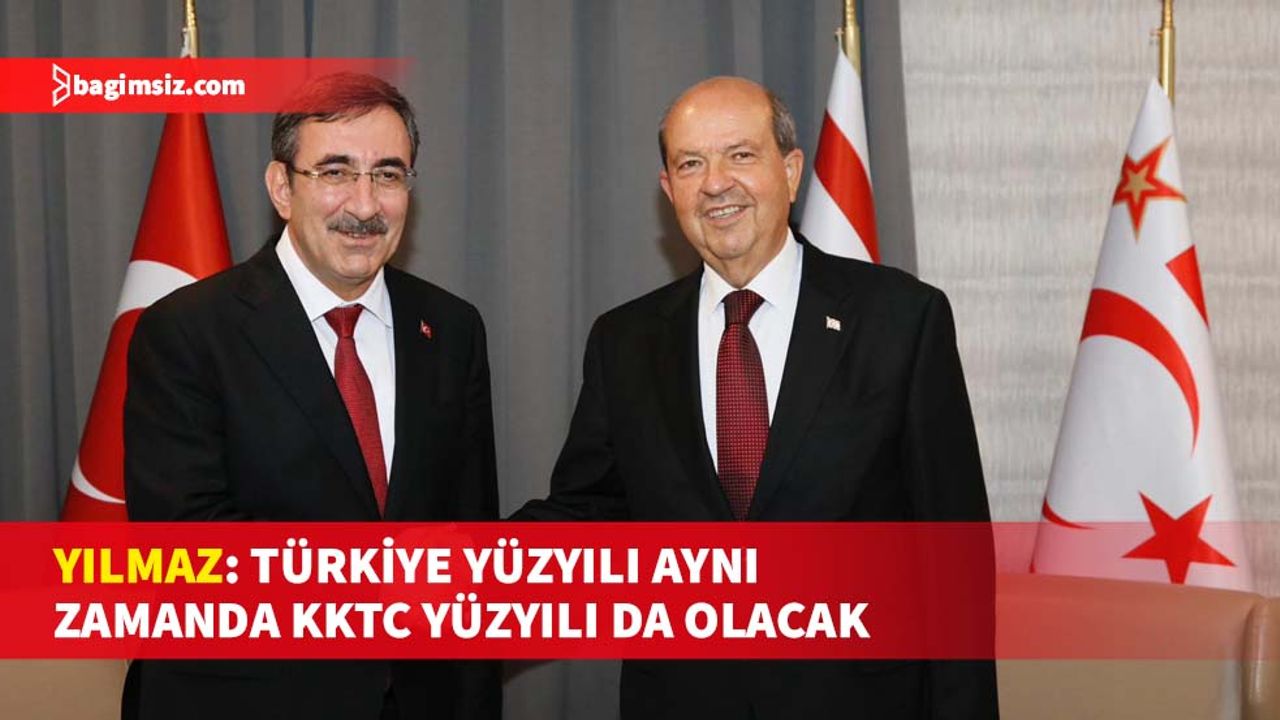 Cumhurbaşkanı Tatar, Türkiye Cumhurbaşkanı Yardımcısı Yılmaz ile baş başa görüştü