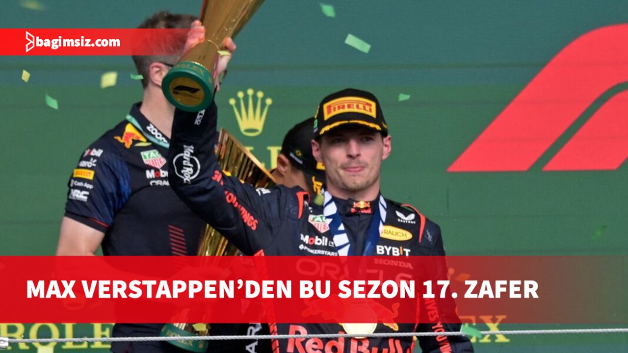 Max Verstappen'den bir zafer daha...
