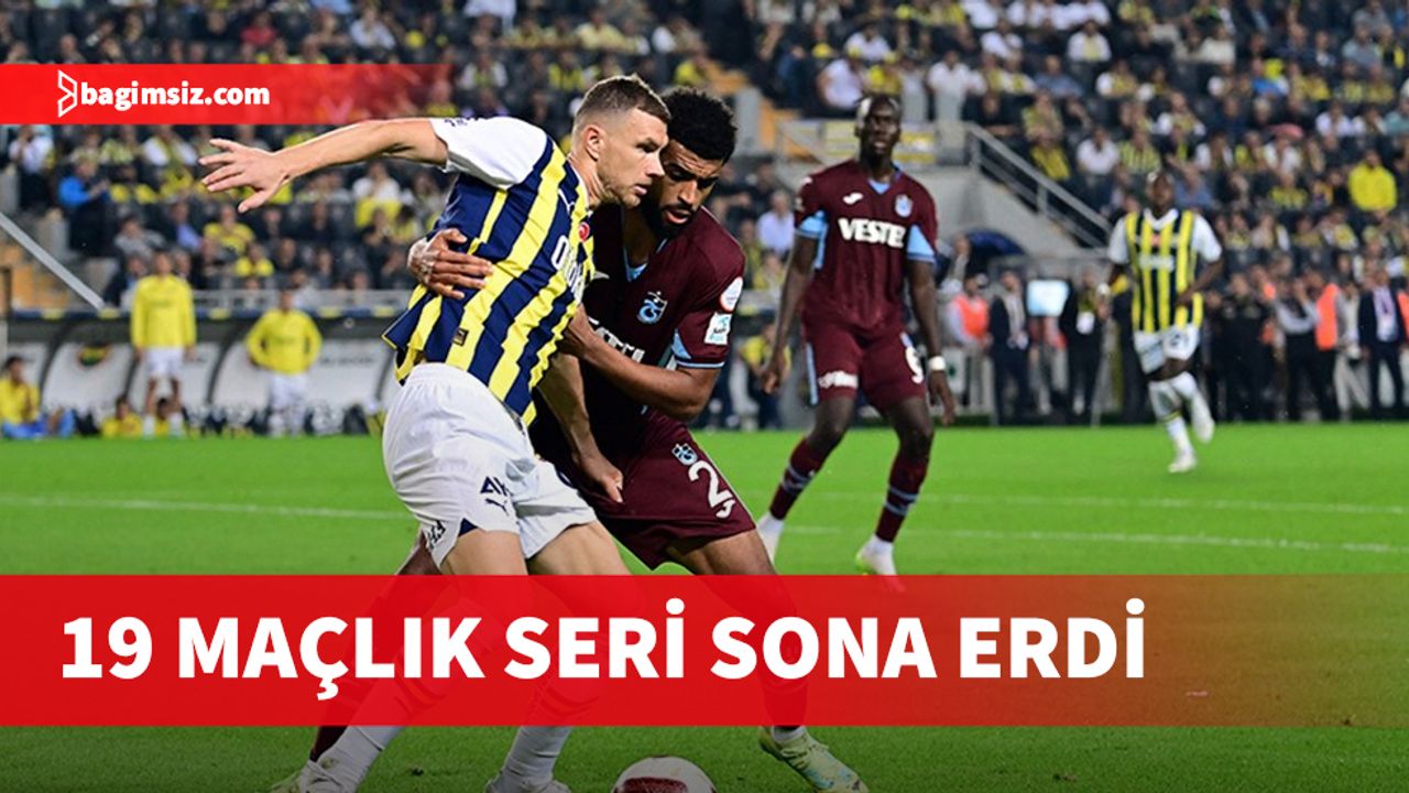 Trabzonspor deplasmanda Fenerbahçe'yi 3-2 yendi