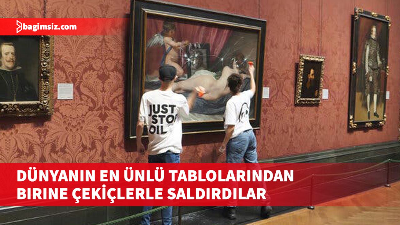 Just Stop Oil protestocuları, dünyaca ünlü tabloyu hedef aldı