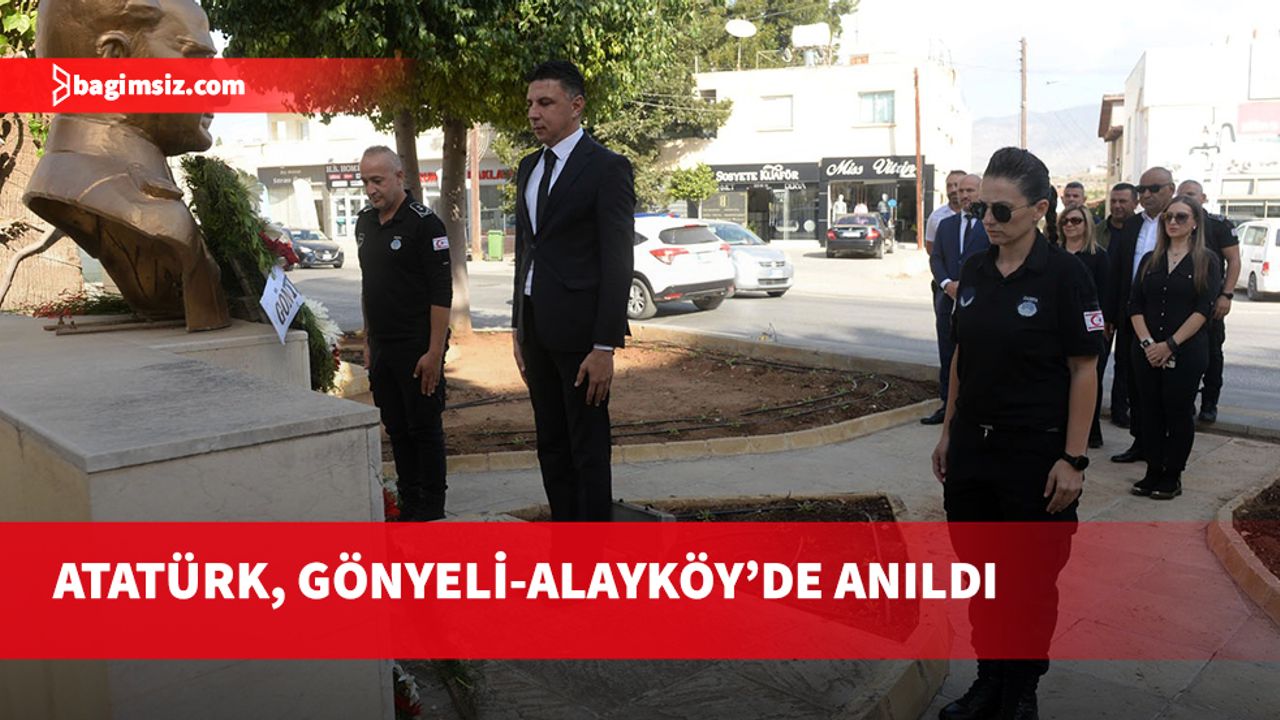 Atatürk, Gönyeli-Alayköy’de anıldı