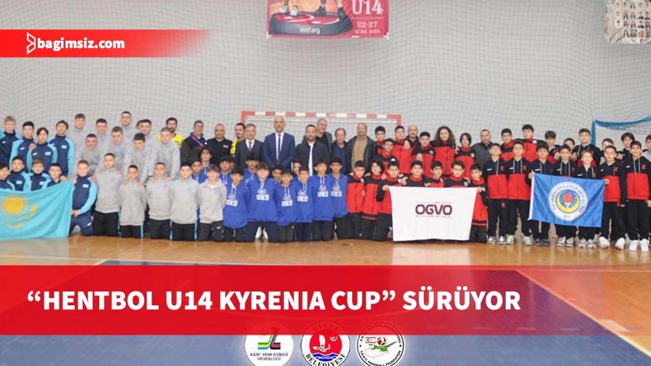 “Hentbol U14 Kyrenia Cup” organizasyonu devam ediyor