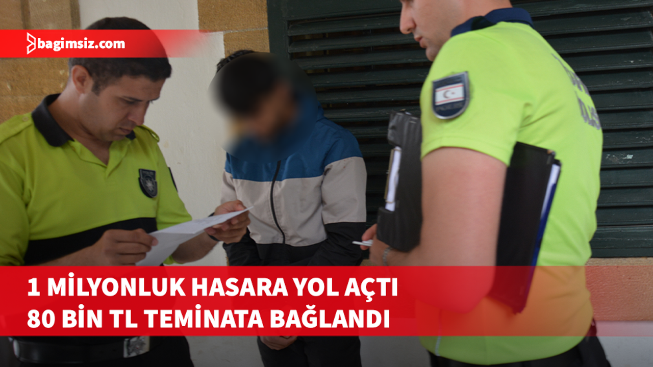 Alkollü, ehliyetsiz ve sigortasız... Galerideki 5 araca hasar veren sürücü teminata bağlandı