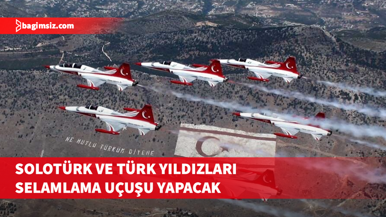 TEKNOFEST KKTC öncesi SOLOTÜRK ve Türk Yıldızları Akrobasi Timi gösteri yapacak